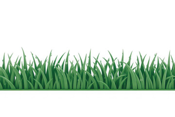 Fototapeta premium Seamless 3d render of lush green grass blades swaying gently abstract background