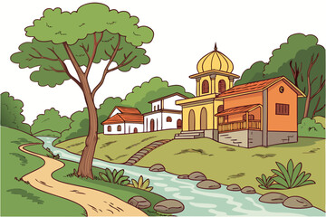 church in the village of saint petersburg