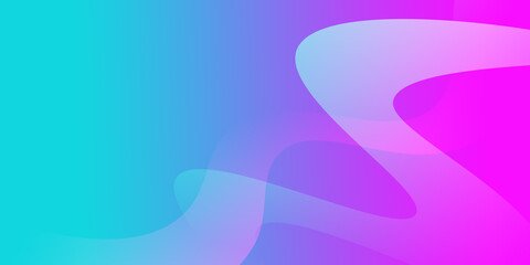 Abstract illustration background of curved waves in a blue purple gradient.