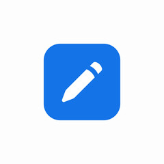 write pen icon sign vector