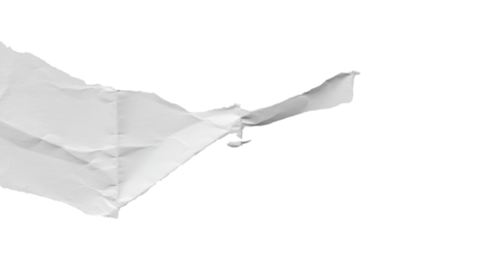 transparent paper artfully crumpled with organic textures, natural folds, and delicate shadow play on a transparent studio background, soft diffused high-key lighting, concept of ideation and