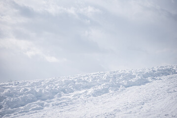 snow covered mountains