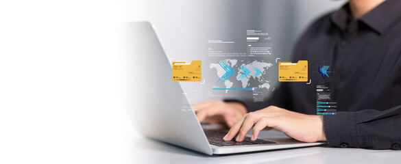 Artificial intelligence enhances cloud database management by automating secure datum transfer, facilitating document sharing, and optimizing file folder organization for business efficiency