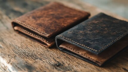 Handcrafted Leather Wallets: Rustic Elegance