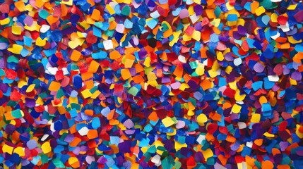 A Colorful Celebration: A vibrant explosion of confetti