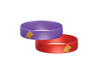 badminton headband icon 3d illustration render