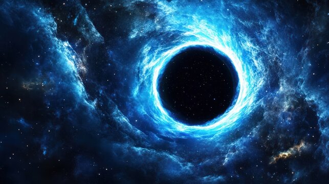 Cosmic Enigma: A mesmerizing view into a black hole's swirling energy