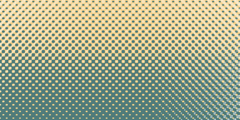 Abstract Minimalist Composition of Pastel Cream and Deep Green Dots Creating a Modern Artistic Pattern