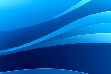Abstract blue gradient wave design with smooth flowing lines and dynamic curves