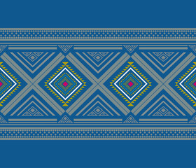 geometric ethnic pattern vector design