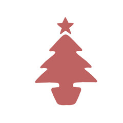 christmas tree made of paper