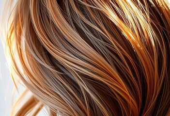 Sun-kissed strands, natural-looking balayage highlights on flowing hair, beauty, ash