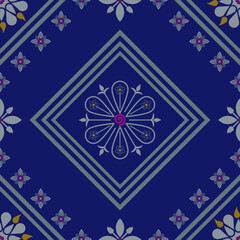 geometric ethnic pattern vector design