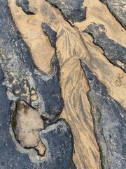 La beauté brute et sauvage de la mer qui s’est retirée sur la plage de Fanore