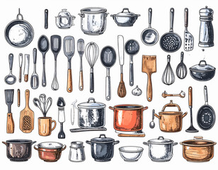 Small collection of kitchen utensils 