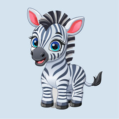 Niedliches Zebra