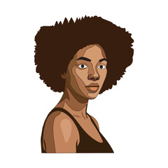 black girl vector