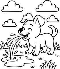 dog coloring page 12.eps