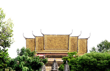 vista general de la simetría del templo