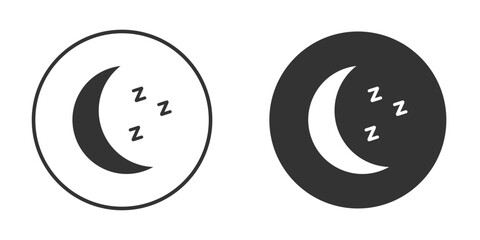 Zzz icon flat illustrations. vector art.