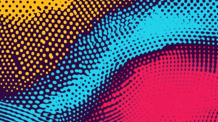 Abstract Colorful Dotted Pattern Background