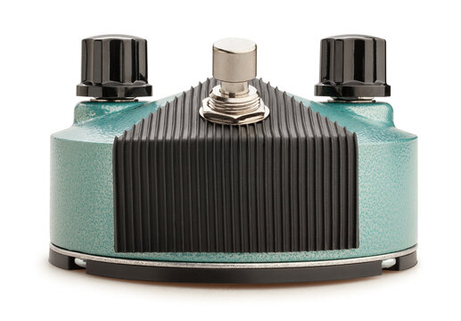 guitar fuzz pedal path isolated on white