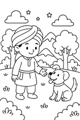 dog coloring page 56.eps
