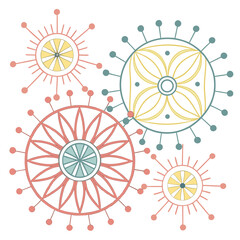 abstract background with circles