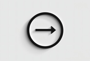A glossy blue arrow icon design, this vector illustration is a web button symbol showing direction like next or forward on the internet
