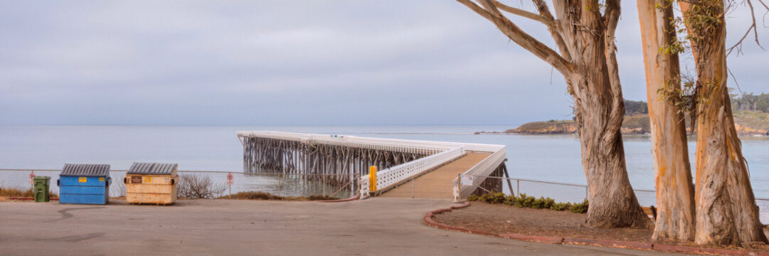 San Simon Pier, California, Central Coast,