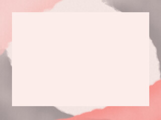 シンプルでかわいい、暖色系フレーム