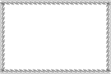 Simple Frame, Photo Frame, Border Frame with White Background, Black Color Frame, Unique Style Frame