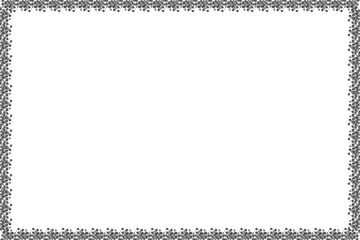 Simple Frame, Unique Photo Frame, Border Frame with White Background, Black Color Frame, Unique Style Frame