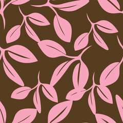Seamless flowers pattern. Hand draw abstract pattern

