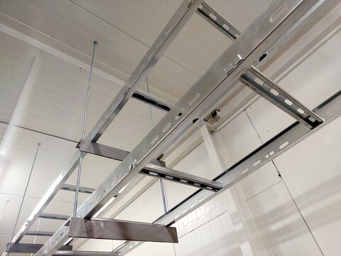 Suspended Structures for Efficient Laying of Electrical Networks in Modern Facilities