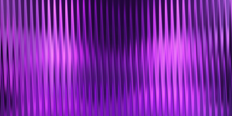 Abstract purple background with vertical lines and light shining through the center area space