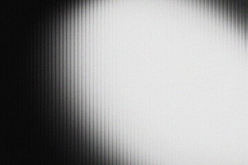 Black and White Ribbed Fluted Glass Texture Background