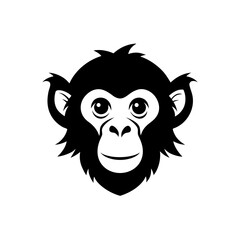 A black and white image of a cat sitting on a wooden surface