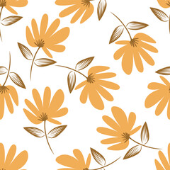 Vector design solid flower all over seamless pattern wrapping paper design, digital image printing factory textile
