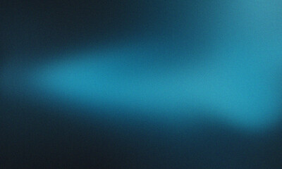 Glowing blue abstract shape, dark grainy black blue background, noise texture futuristic dynamic poster header cover wallpaper banner backdrop design