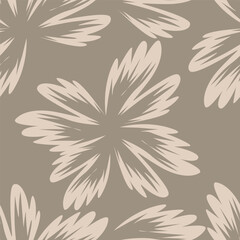 Hand drawn summer floral backround. Botanical seamless pattern . Sketch drawing. Design for fashion , fabric, textile, wallpaper, cover, web , wrapping and all prints
