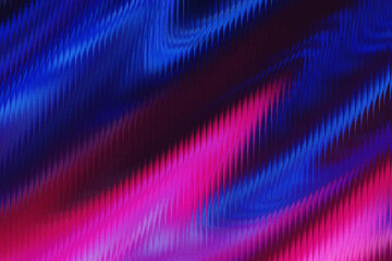 Colorful Ribbed Glass Texture Background. Abstract and Grainy
