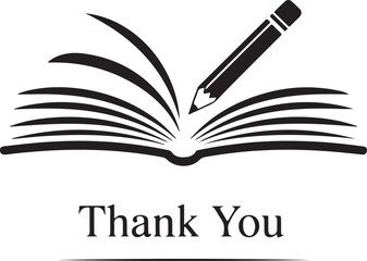 Minimalist Book Silhouette Vector for World Teachers’ Day (Oct 5)