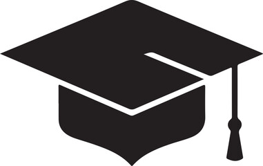 Minimalist Student Cap Silhouette Vector for World Students’ Day (Oct 15)