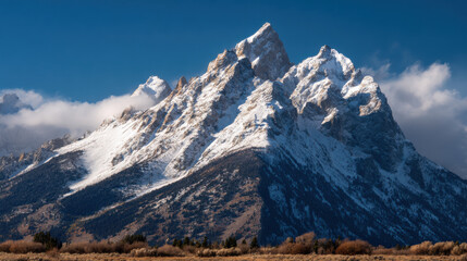 explore majestic peaks of north america top  mountains under clear blue sky