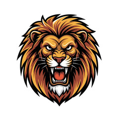 lion head vector