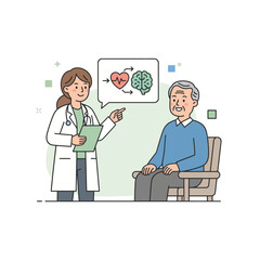 Doctor with Elderly Patien