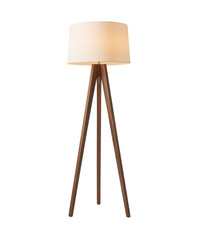 Modern stand lamp isolated on transparent background