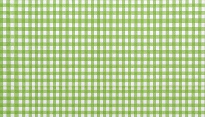 Green gingham fabric texture