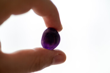 Macro Shot of Various Amethyst Stones
